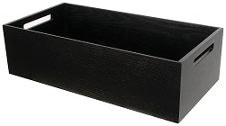 KITCHEN STORAGE BOX 1 BLACK ASH