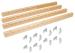 X BRACKET 28" MAPLE  32MM KIT