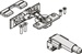 SALICE HINGE KIT EXEDRA 3 HINGES